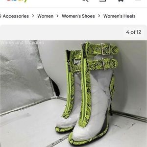 Cape Robbins Snake Skin Heel